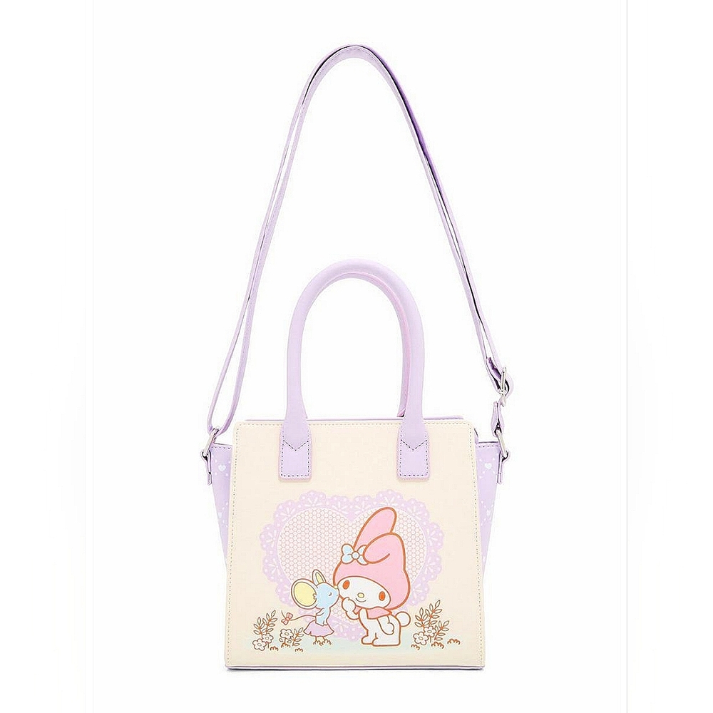 SANRIO Loungefly My Melody & Flat Lavender Satchel Bag